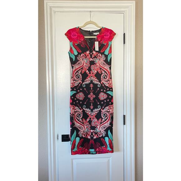 New York & Company Women's Sleeveless Bodycon Sheath Dress Size Small - Picture 2 of 8